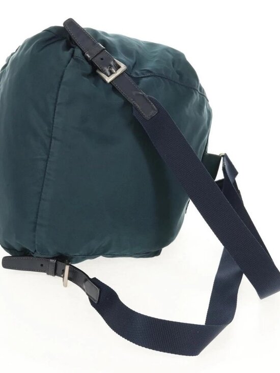 PRADA Backpack Nylon Blue Silver Auth 157773 main image 5